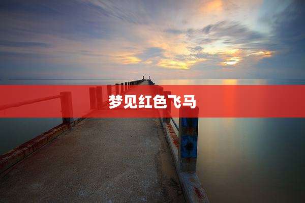梦见红色飞马