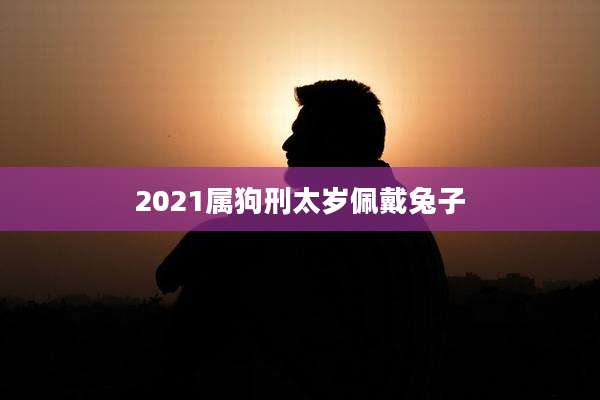 2021属狗刑太岁佩戴兔子