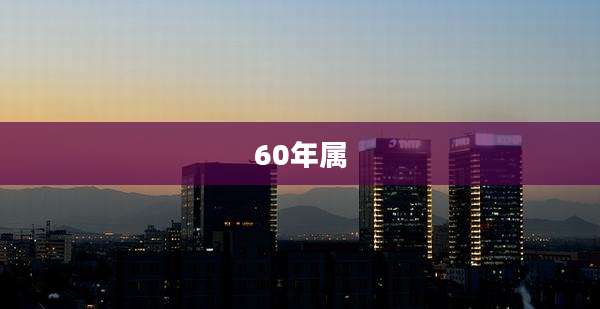 60年属