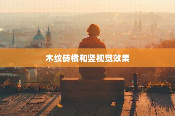 木纹砖横和竖视觉效果
