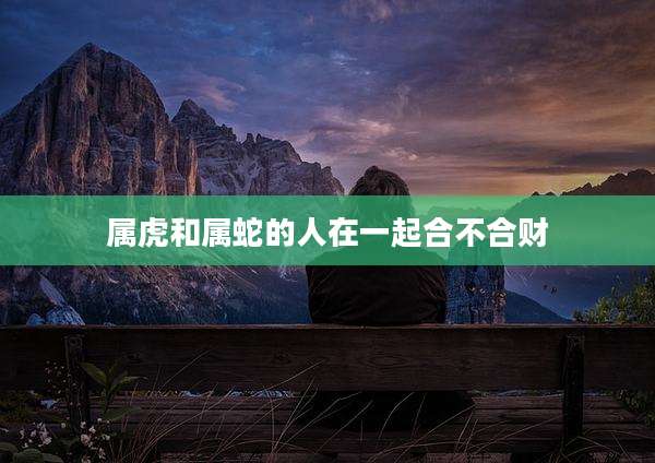 属虎和属蛇的人在一起合不合财