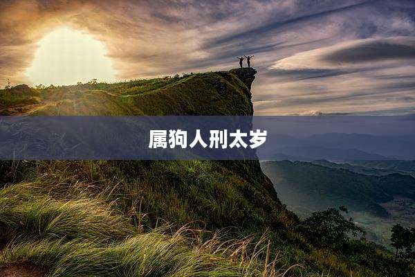 属狗人刑太岁