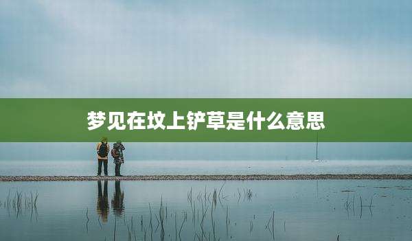 梦见在坟上铲草是什么意思