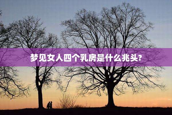 梦见女人四个乳房是什么兆头?