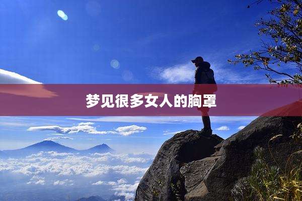 梦见很多女人的胸罩