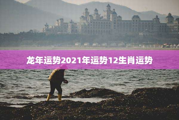 龙年运势2021年运势12生肖运势