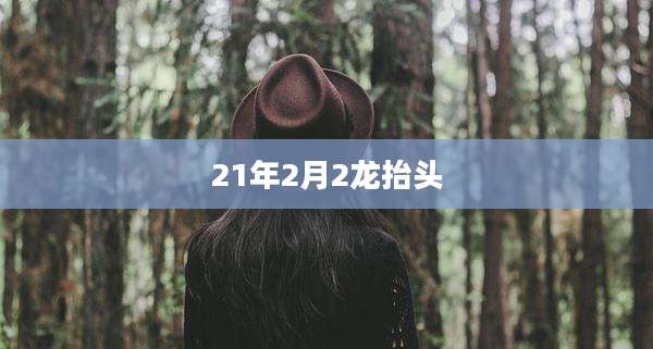 21年2月2龙抬头