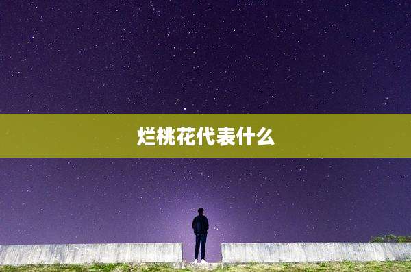 烂桃花代表什么