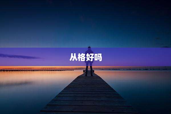 从格好吗