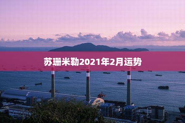 苏珊米勒2021年2月运势