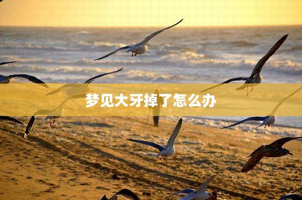 梦见大牙掉了怎么办