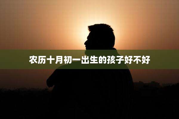 农历十月初一出生的孩子好不好