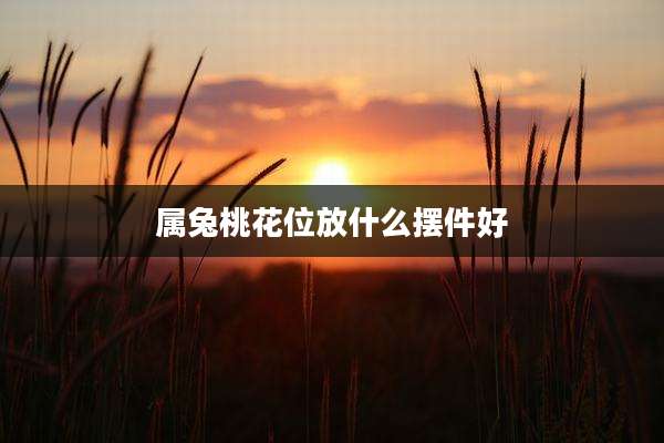 属兔桃花位放什么摆件好