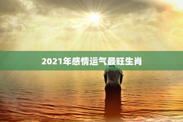 2021年感情运气最旺生肖