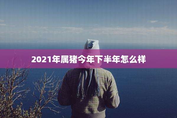 2021年属猪今年下半年怎么样