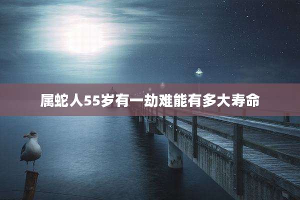 属蛇人55岁有一劫难能有多大寿命