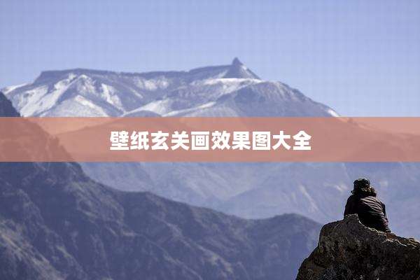 壁纸玄关画效果图大全