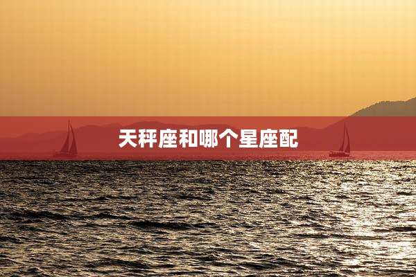 天秤座和哪个星座配