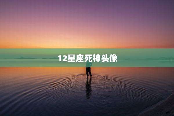 12星座死神头像