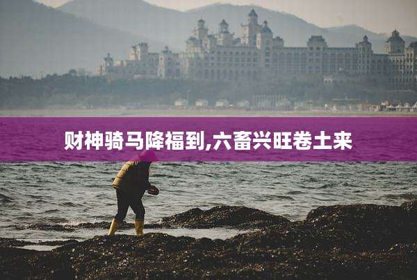 财神骑马降福到,六畜兴旺卷土来