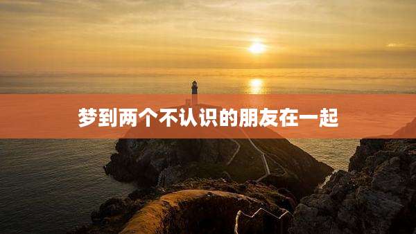 梦到两个不认识的朋友在一起