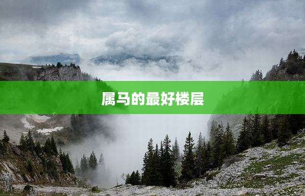 属马的最好楼层