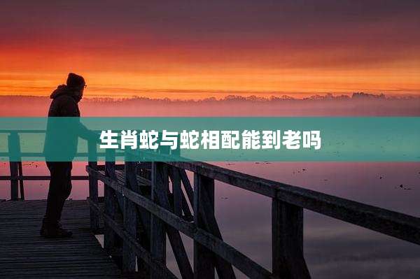 生肖蛇与蛇相配能到老吗