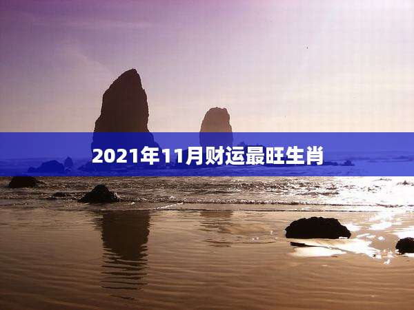 2021年11月财运最旺生肖