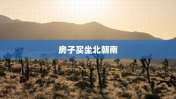 房子买坐北朝南