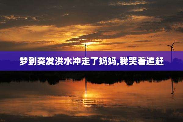 梦到突发洪水冲走了妈妈,我哭着追赶
