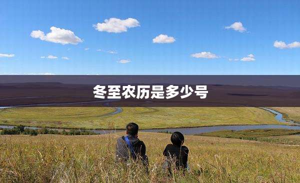 冬至农历是多少号