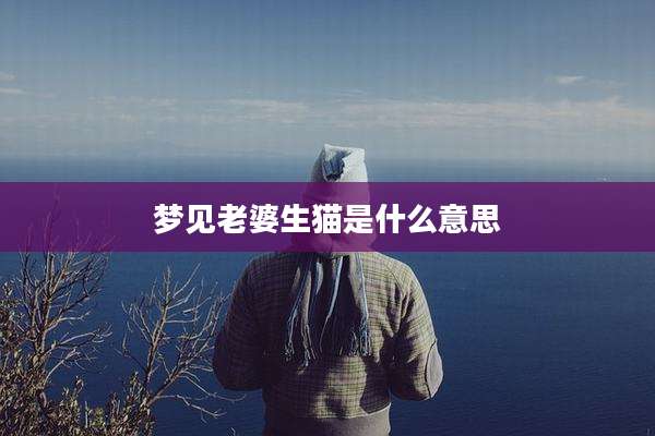 梦见老婆生猫是什么意思