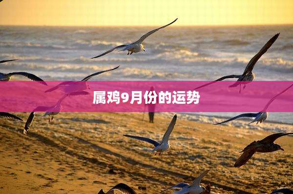 属鸡9月份的运势