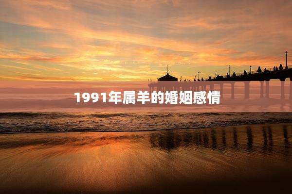1991年属羊的婚姻感情