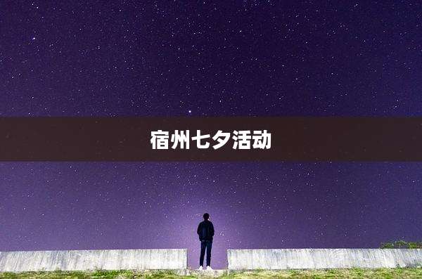 宿州七夕活动