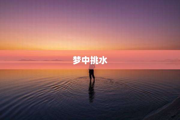 梦中挑水