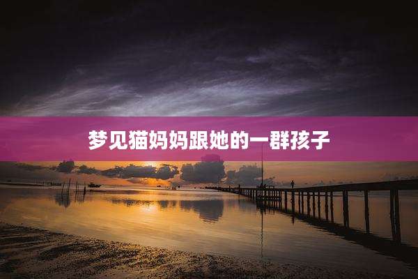 梦见猫妈妈跟她的一群孩子