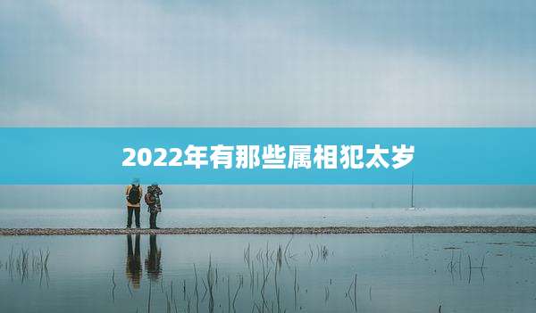 2022年有那些属相犯太岁
