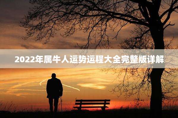 2022年属牛人运势运程大全完整版详解