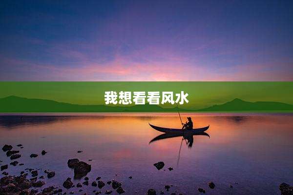 我想看看风水