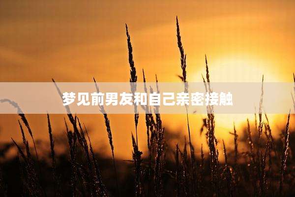 梦见前男友和自己亲密接触