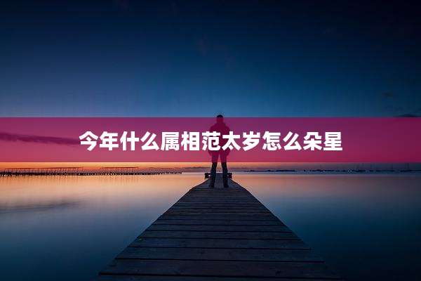 今年什么属相范太岁怎么朵星