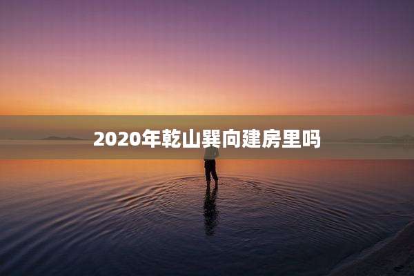 2020年乾山巽向建房里吗