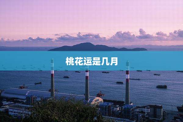 桃花运是几月
