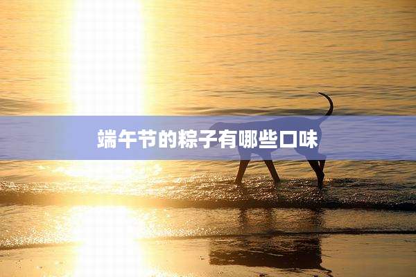 端午节的粽子有哪些口味