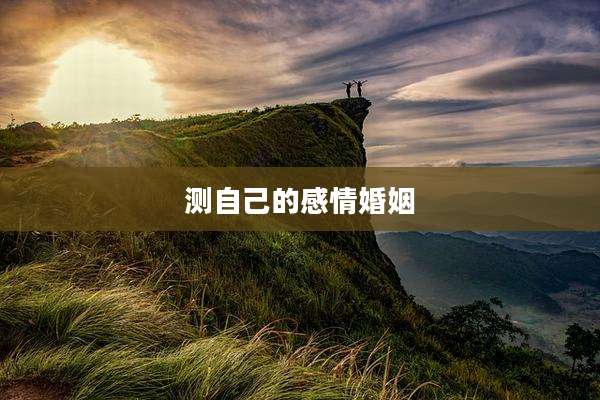 测自己的感情婚姻
