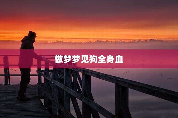 做梦梦见狗全身血
