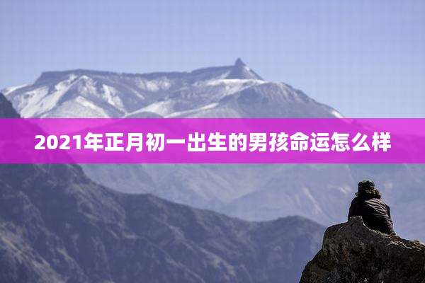 2021年正月初一出生的男孩命运怎么样