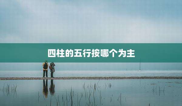 四柱的五行按哪个为主