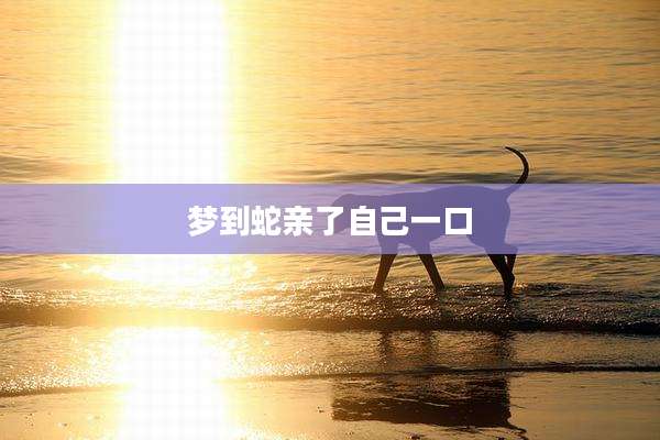 梦到蛇亲了自己一口